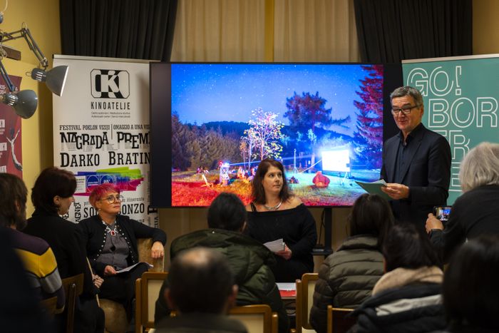 Novinarska konferenca Kinoateljejev program, BorGo Cinema, 8. 1. 2025