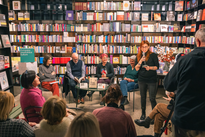 Presentation of the book Our Ordinary Cinema, Bookstore Caffe&#039; Maks, 20. 2. 2025